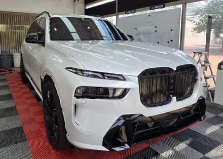 화성 랩핑, BMW X7 사틴 블랙! 올블랙이어도 무광이면 확실히 다릅니다. / 화성시 동탄 반송동