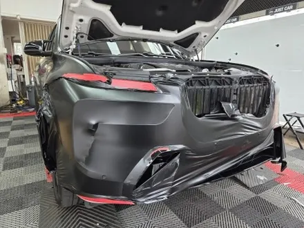 화성 랩핑, BMW X7 사틴 블랙! 올블랙이어도 무광이면 확실히 다릅니다. / 화성시 동탄 반송동