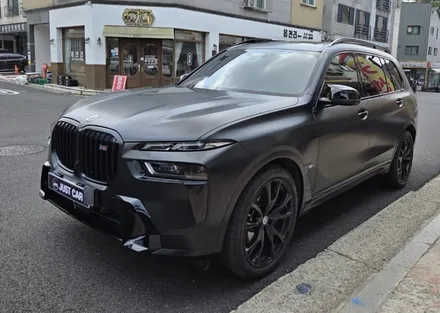 화성 랩핑, BMW X7 사틴 블랙! 올블랙이어도 무광이면 확실히 다릅니다. / 화성시 동탄 반송동