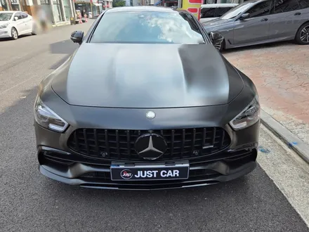 수원 랩핑, 벤츠 GT 43 AMG 랩핑. 사틴 블랙으로 포스 작렬! / 화성시 동탄 반송동