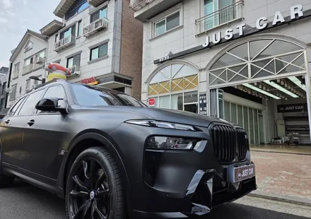 화성 랩핑, BMW X7 사틴 블랙! 올블랙이어도 무광이면 확실히 다릅니다. / 화성시 동탄 반송동