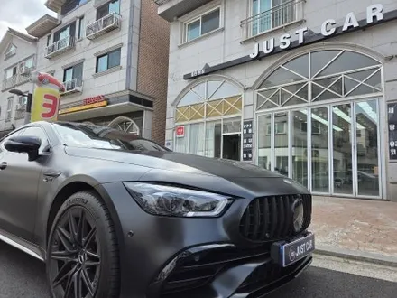 수원 랩핑, 벤츠 GT 43 AMG 랩핑. 사틴 블랙으로 포스 작렬! / 화성시 동탄 반송동