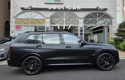 화성 랩핑, BMW X7 사틴 블랙! 올블랙이어도 무광이면 확실히 다릅니다. / 화성시 동탄 반송동