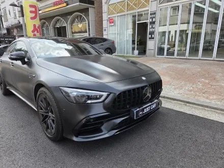 수원 랩핑, 벤츠 GT 43 AMG 랩핑. 사틴 블랙으로 포스 작렬! / 화성시 동탄 반송동