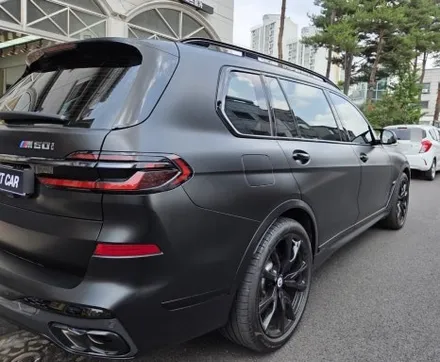 화성 랩핑, BMW X7 사틴 블랙! 올블랙이어도 무광이면 확실히 다릅니다. / 화성시 동탄 반송동