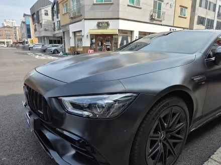 수원 랩핑, 벤츠 GT 43 AMG 랩핑. 사틴 블랙으로 포스 작렬! / 화성시 동탄 반송동