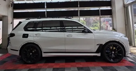 화성 랩핑, BMW X7 사틴 블랙! 올블랙이어도 무광이면 확실히 다릅니다. / 화성시 동탄 반송동