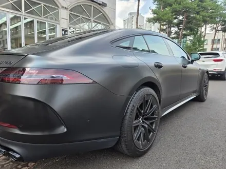 수원 랩핑, 벤츠 GT 43 AMG 랩핑. 사틴 블랙으로 포스 작렬! / 화성시 동탄 반송동
