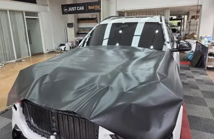 화성 랩핑, BMW X7 사틴 블랙! 올블랙이어도 무광이면 확실히 다릅니다. / 화성시 동탄 반송동