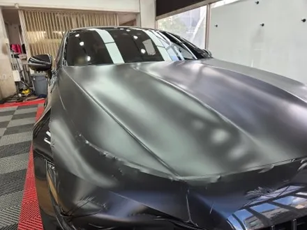 수원 랩핑, 벤츠 GT 43 AMG 랩핑. 사틴 블랙으로 포스 작렬! / 화성시 동탄 반송동