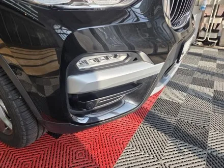 동탄 랩핑, 부담스러운 은빛 크롬을 가려 스포티한 분위기 완성. BMW X3 크롬죽이기. / 화성시 동탄 반송동