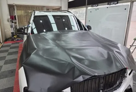 화성 랩핑, BMW X7 사틴 블랙! 올블랙이어도 무광이면 확실히 다릅니다. / 화성시 동탄 반송동