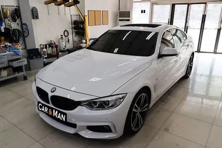 bmw 420d 루프스킨 및 사이드미러 랩핑 대구 / 카앤맨 / 대구 북구 검단동