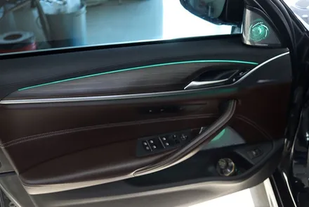 대구 bmw g30 / 실내랩핑 4d 리얼 카본 / 카앤맨 / 대구 북구 검단동