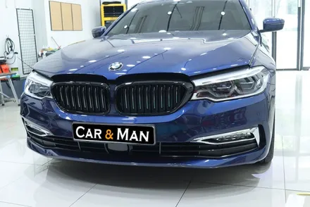 bmw g30 안개등 부분 크롬죽이기 랩핑 / 대구 카앤맨 / 대구 북구 검단동