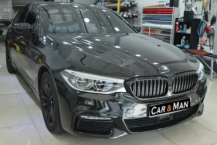 bmw 실내랩핑 / g30 530i / 블랙 카본 / 대구 카앤맨 / 대구 북구 검단동