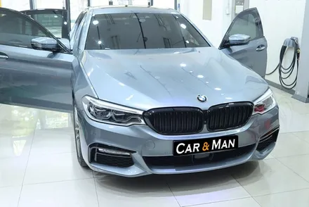 대구 실내랩핑 시공 / bmw g30 블랙 카본 / 카앤맨 / 대구 북구 검단동