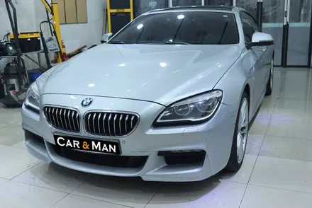 bmw 실내랩핑 시공 / 6시리즈(F12) 블랙 카본 / 대구 카앤맨 / 대구 북구 검단동