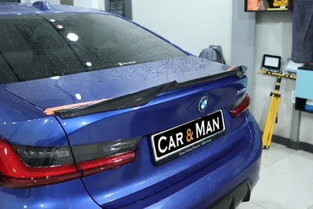 BMW 330e 리어 스포일러 diy 부착 실패 후 재장착을 위해 방문 / 대구 카앤맨 / 대구 북구 검단동