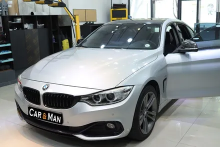 BMW 4시리즈 그란쿠페 B 필러 교체 대신 부분 랩핑 / 대구 카앤맨 / 대구 북구 검단동