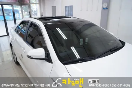 대구 도요타 캠리 루프스킨(하이그로시) 시공/카앤맨 / 대구 북구 검단동