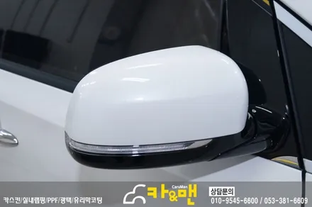 대구 부분랩핑/사이드미러랩핑 bmw x5(f15) 블랙카본 시공/ 카앤맨 / 대구 북구 검단동