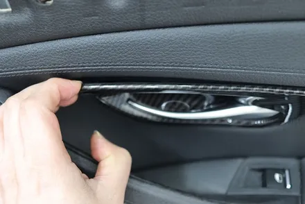 대구 실내랩핑 bmw f10 4d 리얼카본 / 카앤맨 / 대구 북구 검단동