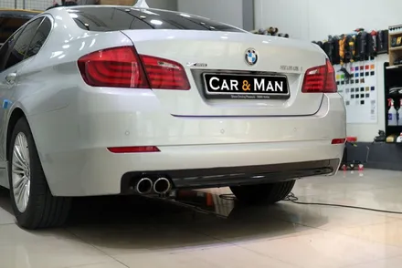 BMW F10 디퓨저 / 사이드미러 부분 포인트 랩핑 시공 / 대구 카앤맨 / 대구 북구 검단동