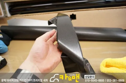 대구 렉서스 rx450 실내 부분 랩핑(블랙 브러쉬) 시공/ 카앤맨 / 대구 북구 검단동