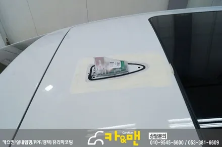 대구 bmw 5gt 루프스킨/사이드미러 부분 랩핑 시공/ 카앤맨 / 대구 북구 검단동