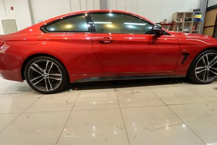 대구 bmw 4시리즈 사이드 데칼 시공 / 카앤맨 / 대구 북구 검단동