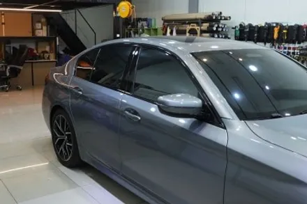 BMW 5시리즈 크롬 죽이기 / 윈도 몰딩 / 에어 브리더 / 그릴 교체 시공 / 대구 카앤맨 / 대구 북구 검단동