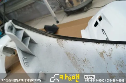 대구 바이크 랩핑(혼다 ctx 700/차콜 무광 메탈릭)시공/ 카앤맨 / 대구 북구 검단동