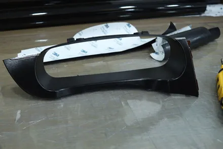 에쿠스 vi 실내랩핑 / 블랙 브러시 시공 / 대구 카앤맨 / 대구 북구 검단동