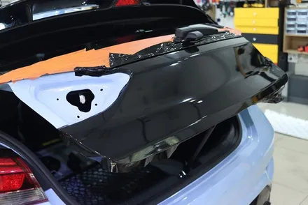 벨로스터 N 트렁크 부분 포인트 랩핑 시공 / 대구 카앤맨 / 대구 북구 검단동