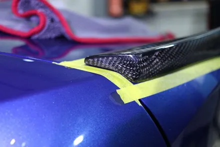 BMW 330e 리어 스포일러 diy 부착 실패 후 재장착을 위해 방문 / 대구 카앤맨 / 대구 북구 검단동