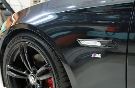 BMW 5시리즈 크롬죽이기 윈도몰딩 사이드마커 블랙 랩핑 대구 카앤맨 / 대구 북구 검단동