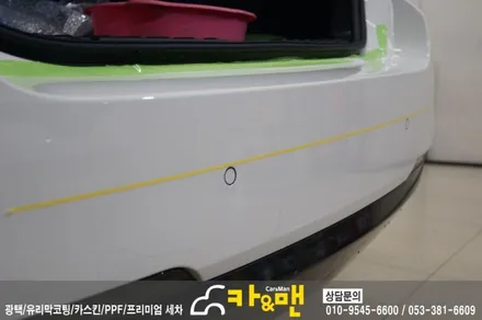 대구 520d ppf 생활보호 패키지/도어스텝 카본 시공/카앤맨 / 대구 북구 검단동