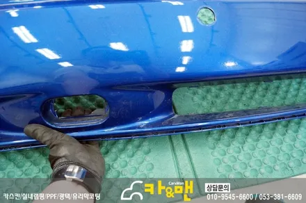 대구 미니쿠퍼 s 전체(?) 랩핑(미드나잇 샌드 매트 메탈릭) 시공/카앤맨 / 대구 북구 검단동