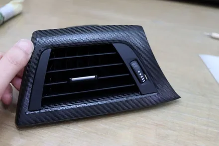 bmw 실내랩핑 f30 블랙 카본 시공 대구 / 카앤맨 / 대구 북구 검단동