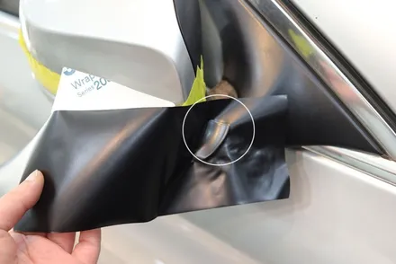 BMW F10 디퓨저 / 사이드미러 부분 포인트 랩핑 시공 / 대구 카앤맨 / 대구 북구 검단동
