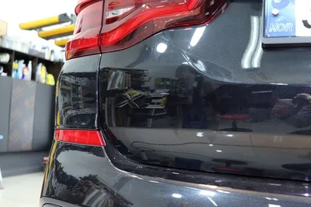 BMW X3 레터링 및 머플러 팁 블랙으로 교체 / 대구 카앤맨 / 대구 북구 검단동