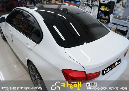 대구 루프스킨 시공 bmw 320d / 카앤맨 / 대구 북구 검단동