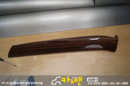 대구 모하비 실내 부분 랩핑 (티타늄 브러쉬) 시공/카앤맨 / 대구 북구 검단동