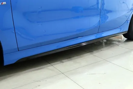 대구 bmw 1시리즈 f40 사이드 스커트 포인트 랩핑 / 카앤맨 / 대구 북구 검단동