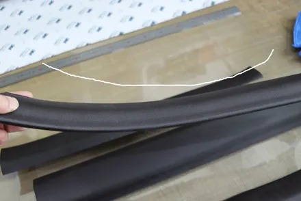 제네시스 g90 도어 스커프 /스텝 부분 실내랩핑 / 대구 카앤맨 / 대구 북구 검단동