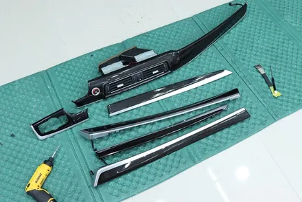 대구 실내랩핑 bmw f10 4d 리얼카본 / 카앤맨 / 대구 북구 검단동