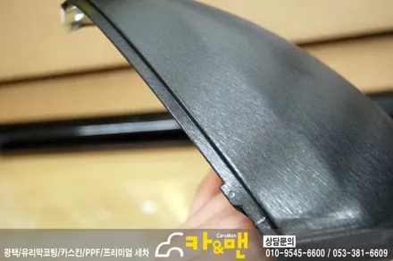 대구 벤츠 GLC 220d 사이드미러 부분랩핑(블랙 브러쉬) /카앤맨 / 대구 북구 검단동