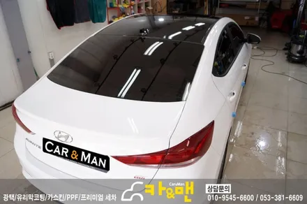 대구 아반떼 ad 루프스킨(에이버리 슈프림) 시공/카앤맨 / 대구 북구 검단동