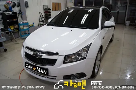 대구 크루즈 루프스킨 제거 및 재시공/디퓨져 부분 랩핑/ 카앤맨 / 대구 북구 검단동